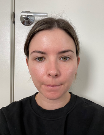 reviewers' skin after using the serum, now appearing more luminous
