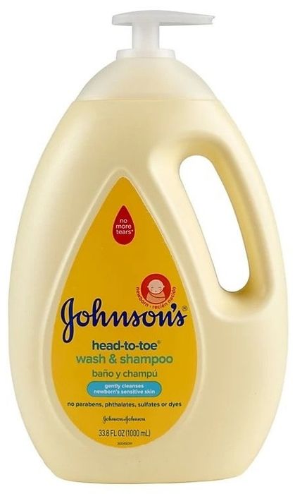 a bottle of children's head-to-toe wash & shampoo