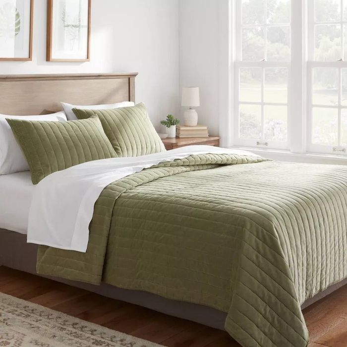 Green quilt