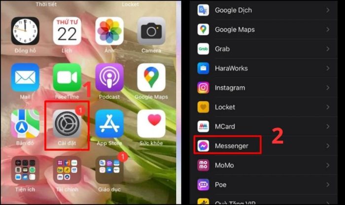 Cách xem tin nhắn Messenger mà không bị phát hiện trên cài đặt iPhone