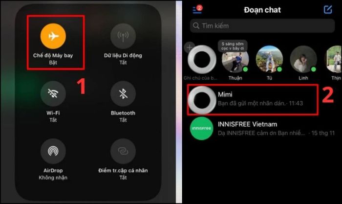 Cách xem tin nhắn Messenger mà không hiện chữ đã xem khi tắt mạng