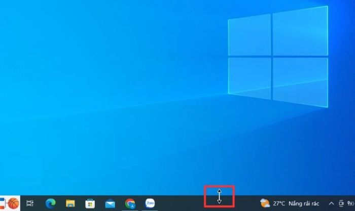Hướng dẫn cách điều chỉnh và thay đổi kích thước thanh Taskbar nằm ngang trên các hệ điều hành Windows 10, 11.