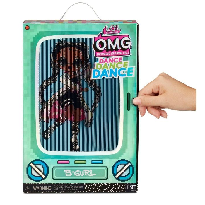 L.O.L. doll box with a hand