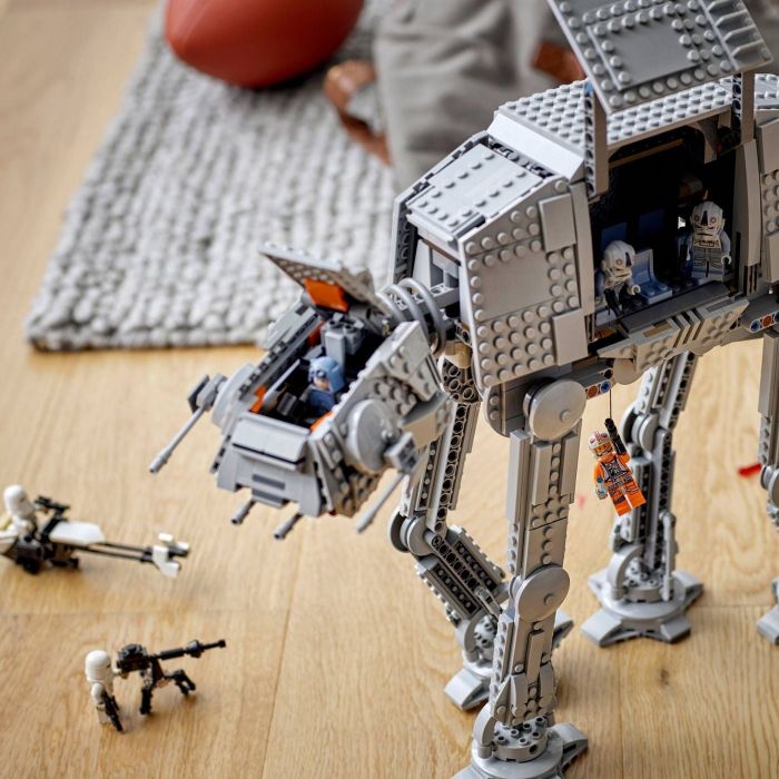 AT-AT LEGO model complete with action figures