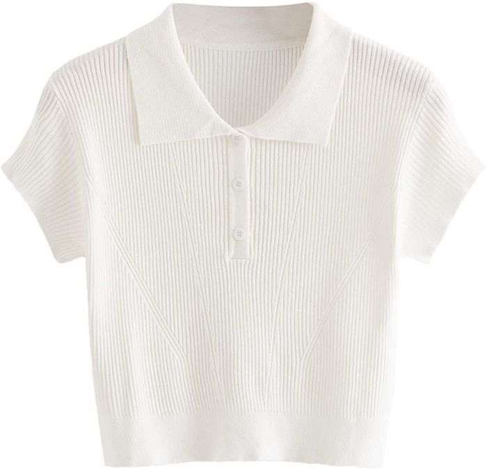 product image showcasing a white shirt