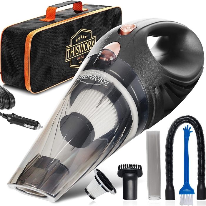 The car vacuum cleaner.