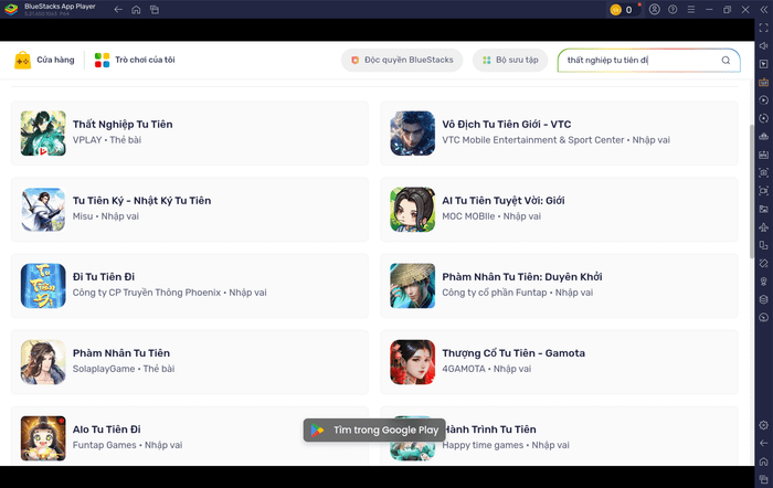 Tải và chơi Thất Nghiệp Tu Tiên Đi – Siêu phẩm Tu Tiên trên PC với BlueStacks.