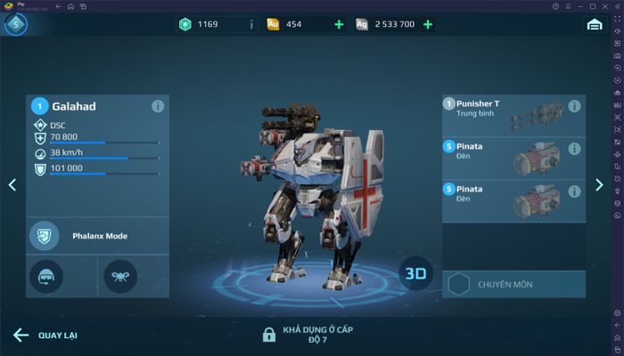 Các loại robot phù hợp cho người mới khi tham gia War Robots Multiplayer Battles trên PC qua BlueStacks.
