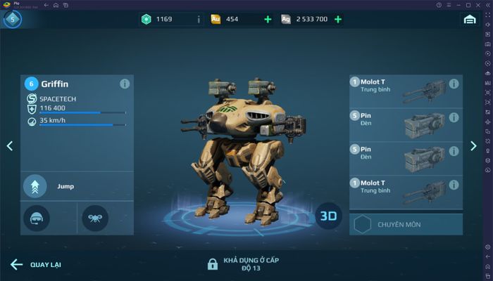 Các robot phù hợp cho người mới khi tham gia War Robots Multiplayer Battles trên PC với BlueStacks.