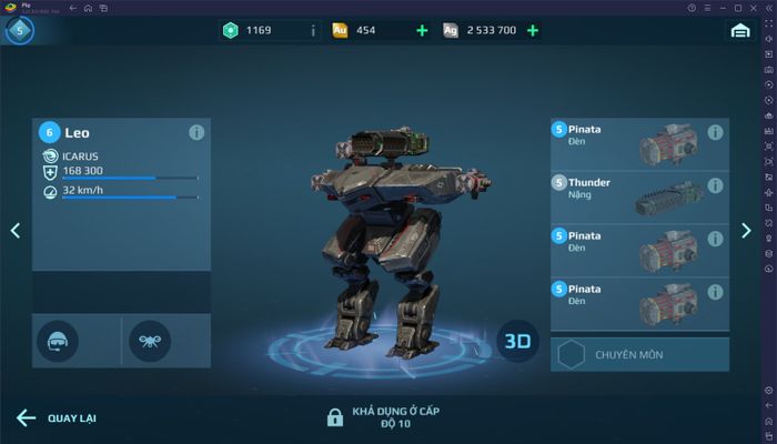 Những loại robot phù hợp với người chơi mới trong trò chơi War Robots Multiplayer Battles khi sử dụng BlueStacks trên PC