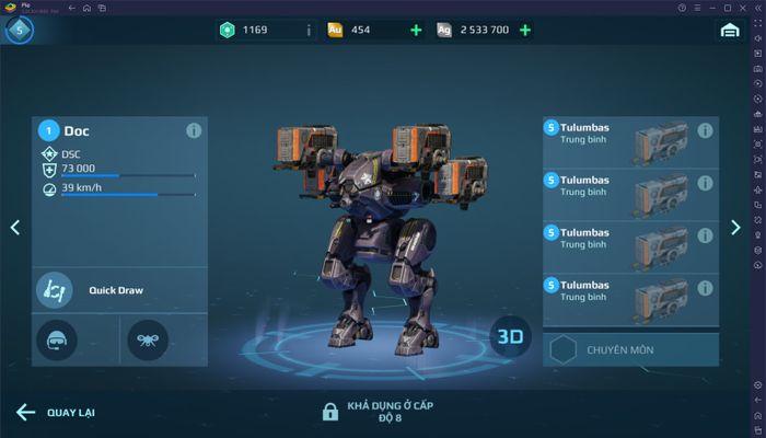 Những robot phù hợp với người mới khi tham gia trò chơi War Robots Multiplayer Battles trên PC thông qua BlueStacks