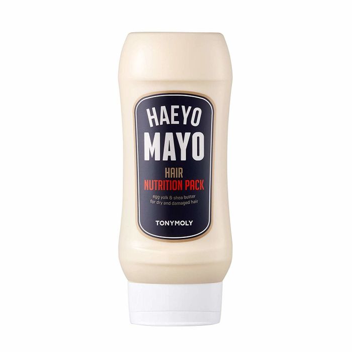 the container, which is designed to resemble a mayonnaise jar