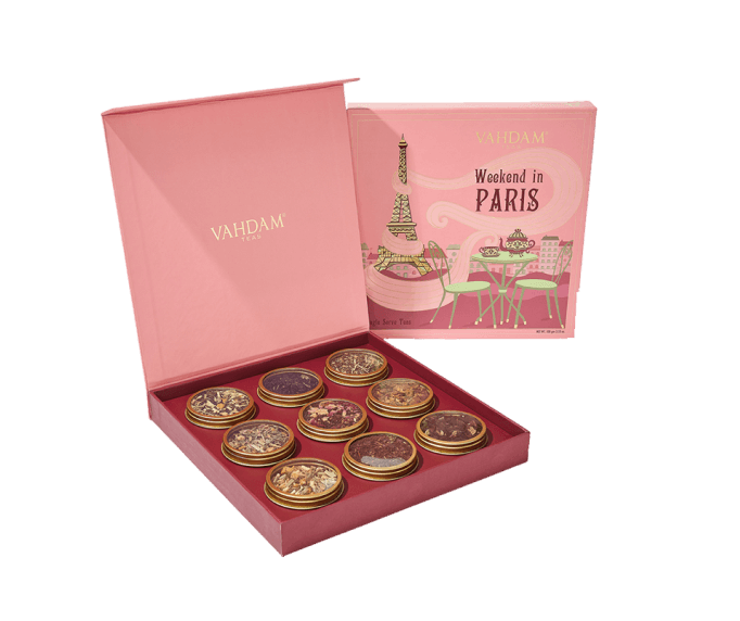 The Weekend in Paris tea box