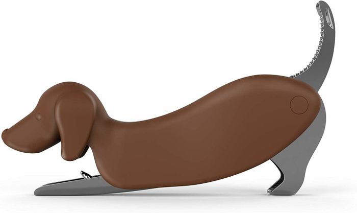 A corkscrew designed to resemble a dachshund