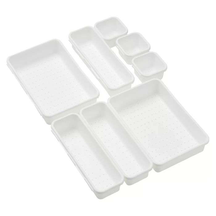 a set of drawer organizers