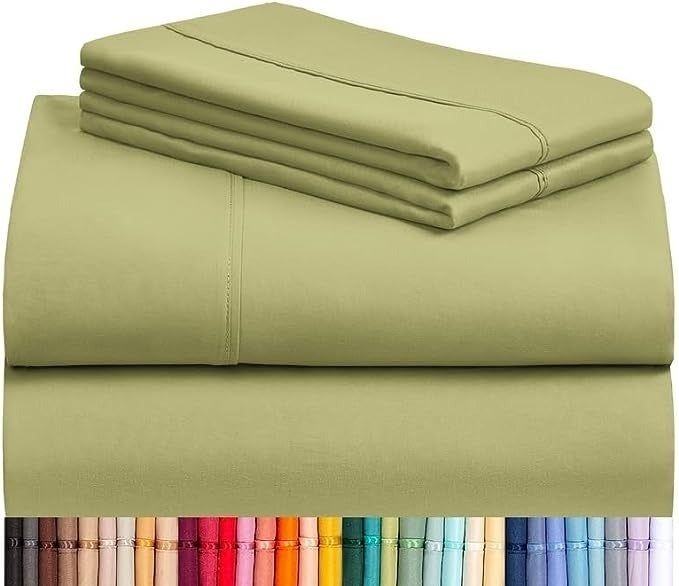 Folded sheets neatly stacked