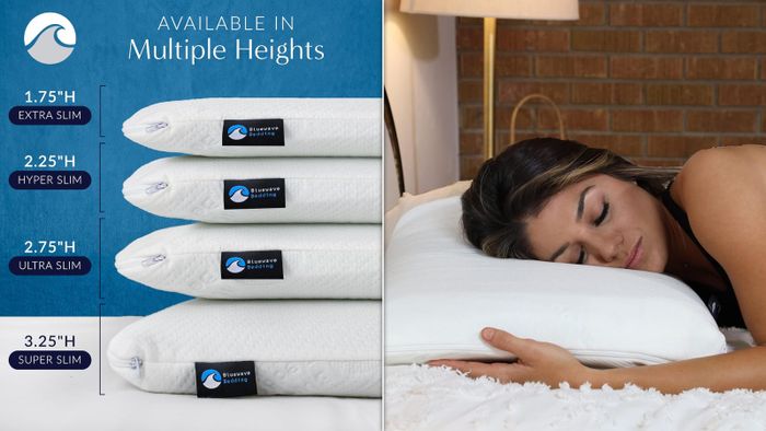 Model demonstrating the use of the pillow