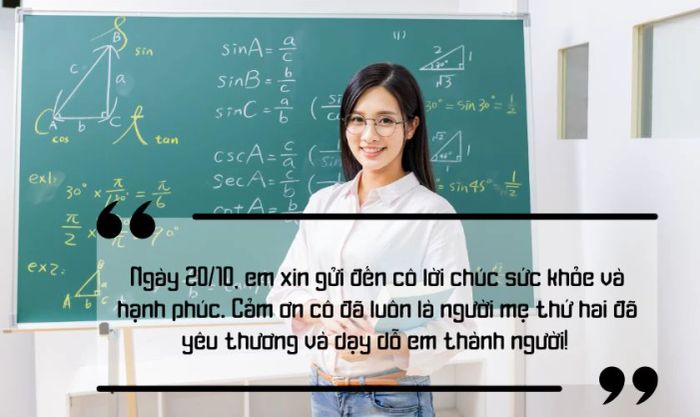 Những lời chúc 20/10 ý nghĩa dành cho các cô giáo