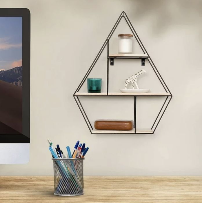 The sleek and minimalist floating wall shelf.