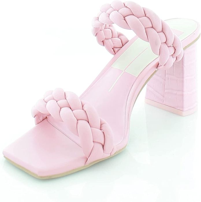 the pink heeled sandal