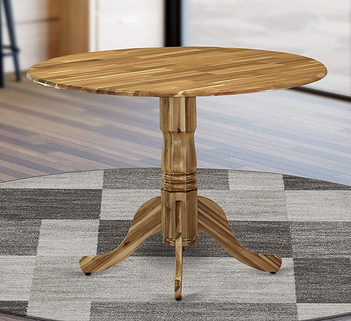 Image of the brown table