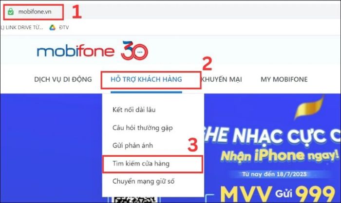 Đến cửa hàng chính thức của MobiFone để thực hiện giao dịch mua SIM.