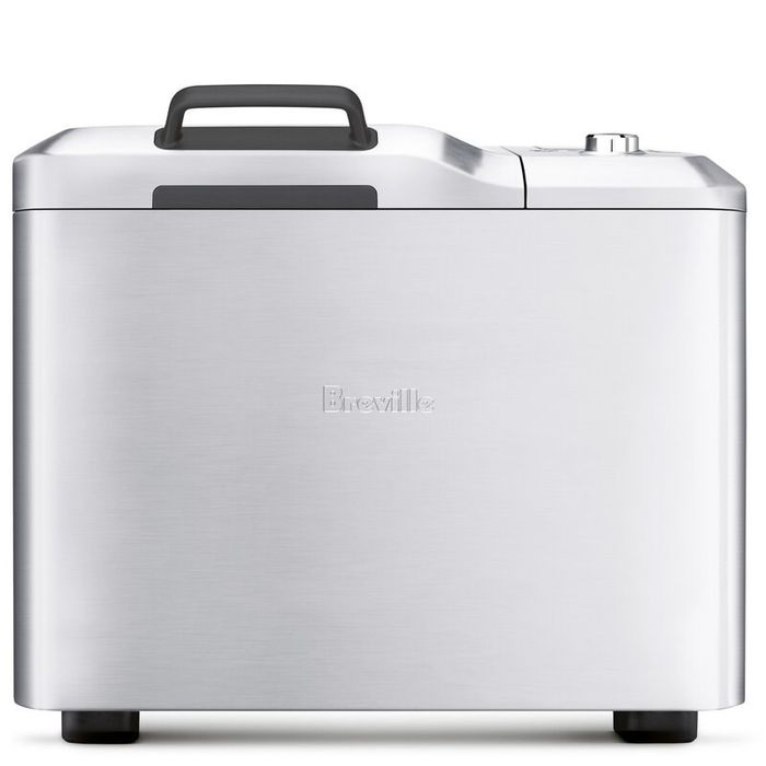 The sleek silver bread machine