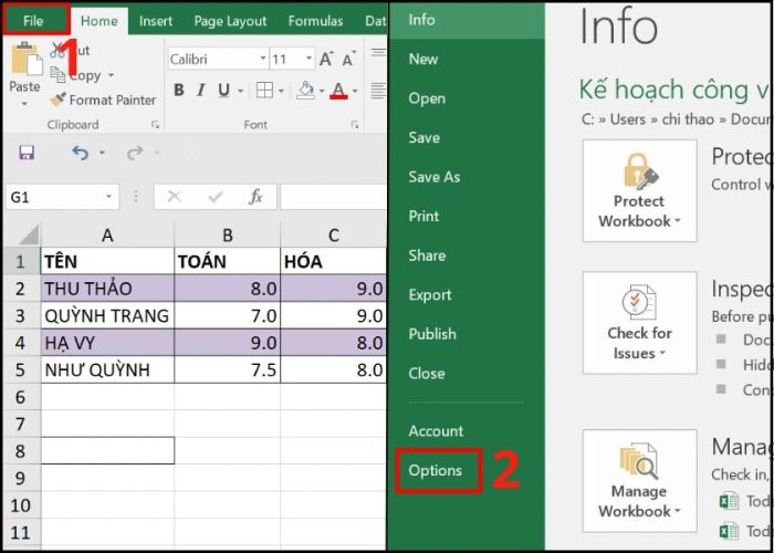 Xóa số 0 trong Excel