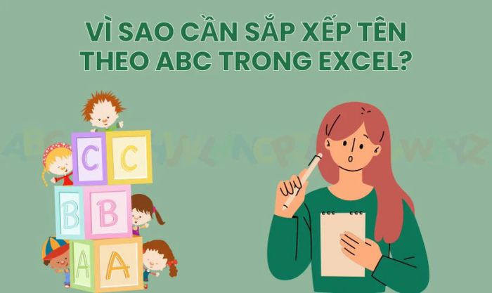 Sắp xếp tên theo ABC trong Excel
