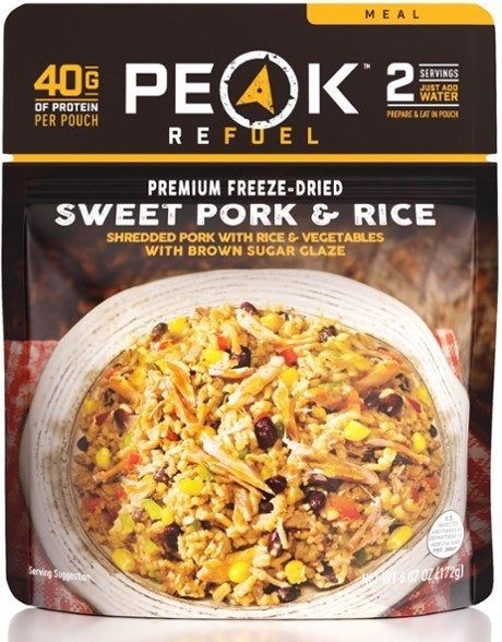 Peak 2 Refuel Sweet Pork and Rice Pack