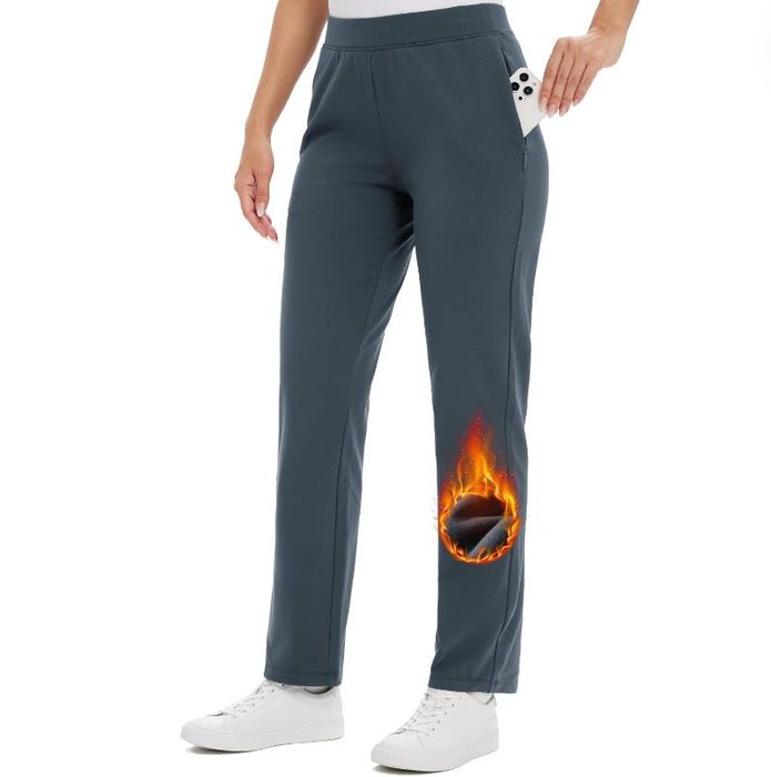 Model showcasing the pull-on everyday pants