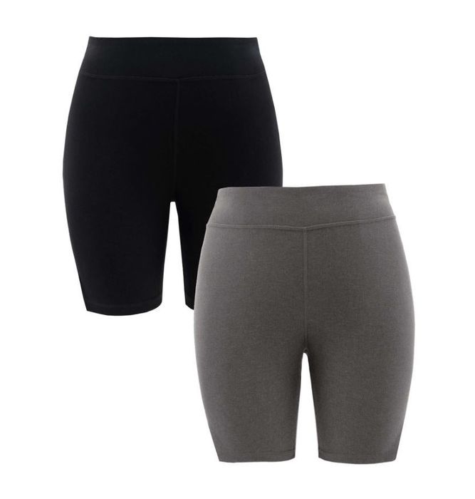 A set of two biker shorts