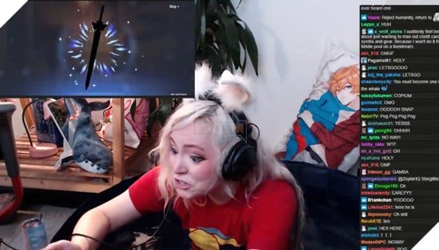 Nữ streamer Genshin Impact ngồi bồn tắm livestream và may mắn nhận được 2 nhân vật 5 sao liên tiếp