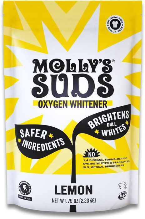 Lemon-scented oxygen bleach