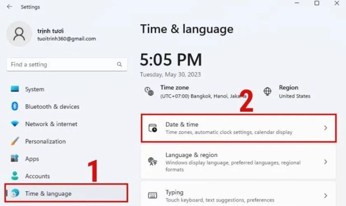 Hướng dẫn cách chỉnh sửa giờ tự động trên hệ điều hành Win 10
