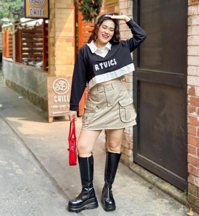 The cabinet mounted on a wall