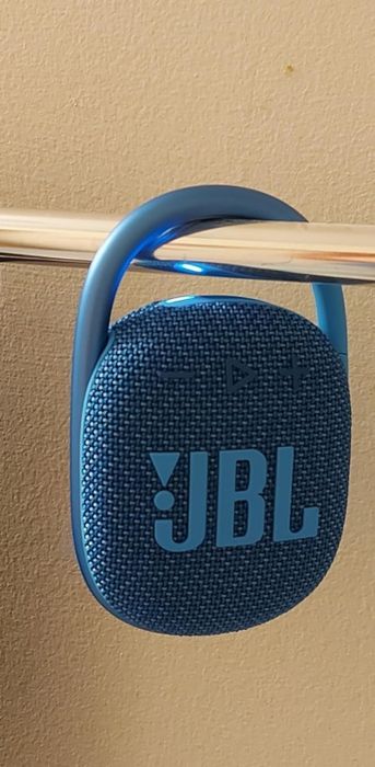The Bluetooth speaker.