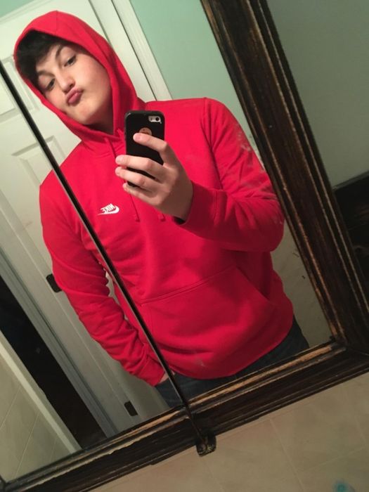 A photo shared by a reviewer of a sweatshirt.
