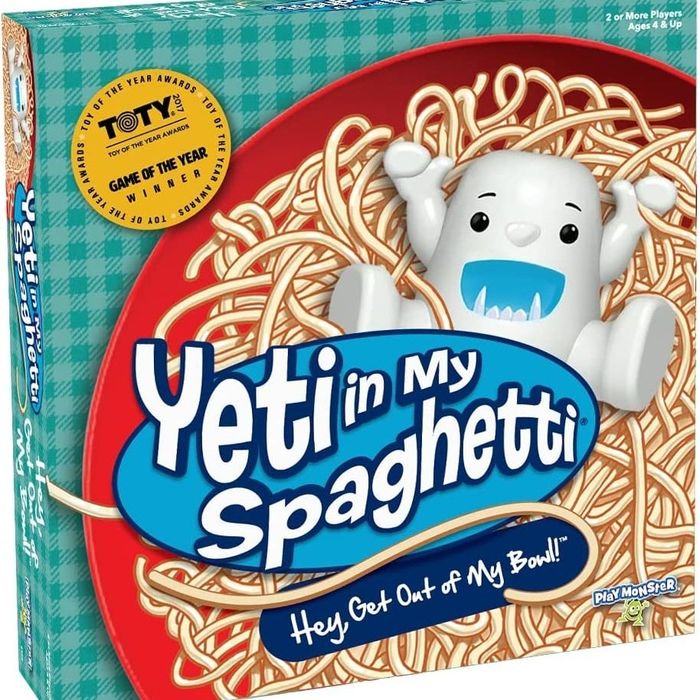 Packaging for the Yeti In My Spaghetti game