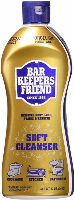 the bottle of cleanser