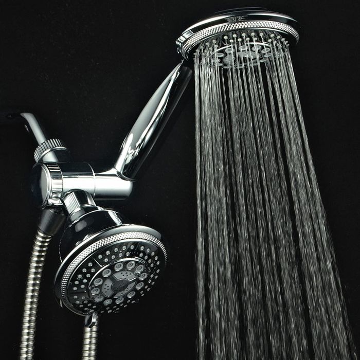 dual shower head setup