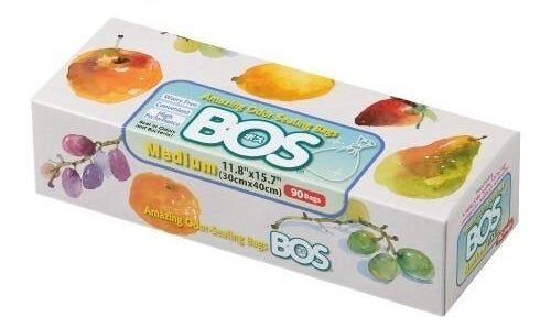 A box of trash bags.