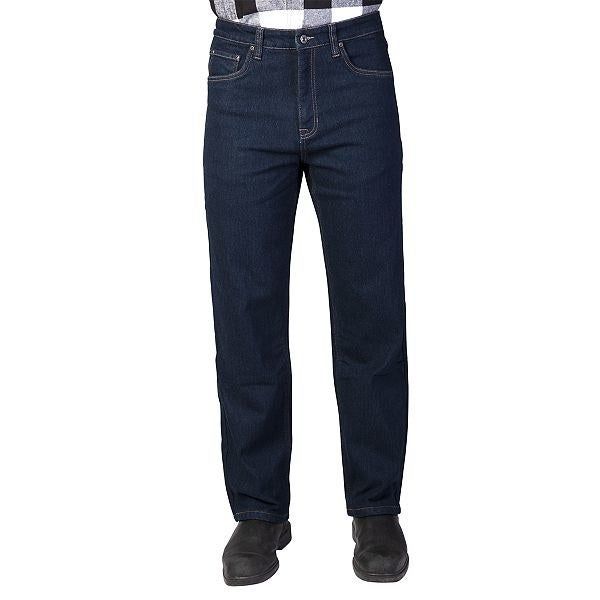 The same, but with navy blue jeans instead.