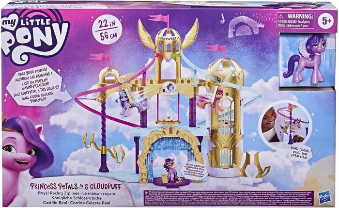 The packaging for the castle playset