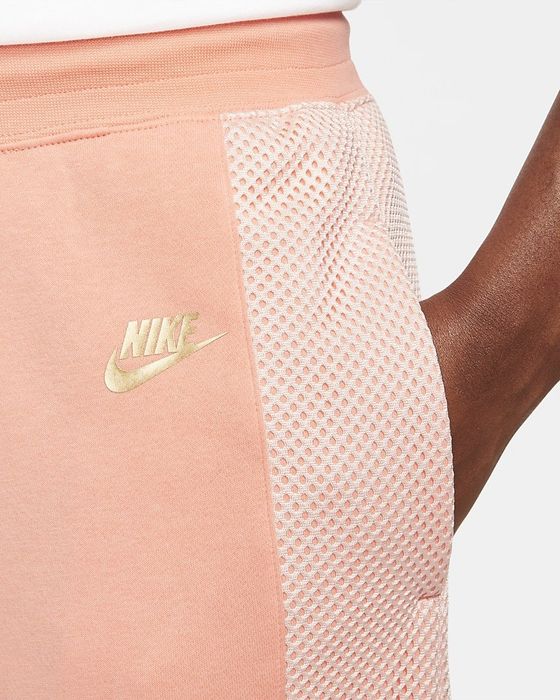 Close-up shot of the sweatpants fabric