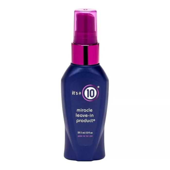 A 59 ml spray bottle of It's a 10 Miracle Leave-In Product, perfect for your hair care routine.