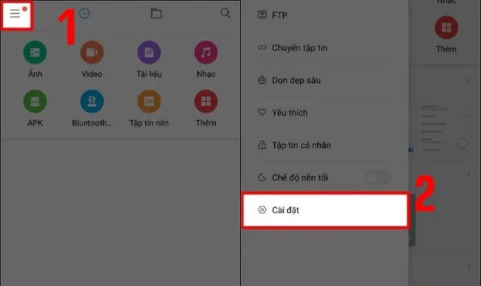 Hướng dẫn tắt quảng cáo trong ứng dụng Tệp