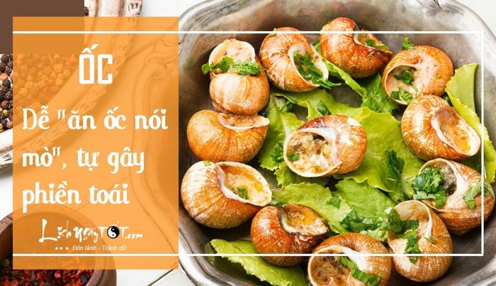 Món không nên ăn vào ngày mùng 1 Tết, ốc