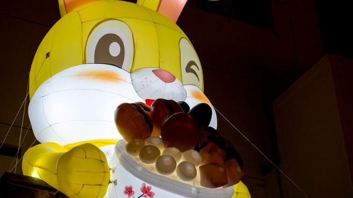 The Sky Lantern Festival in Taichung Park, Taiwan