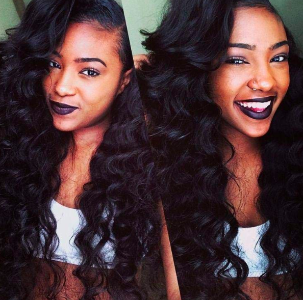 a reviewer displaying beautifully loose, bouncy curls